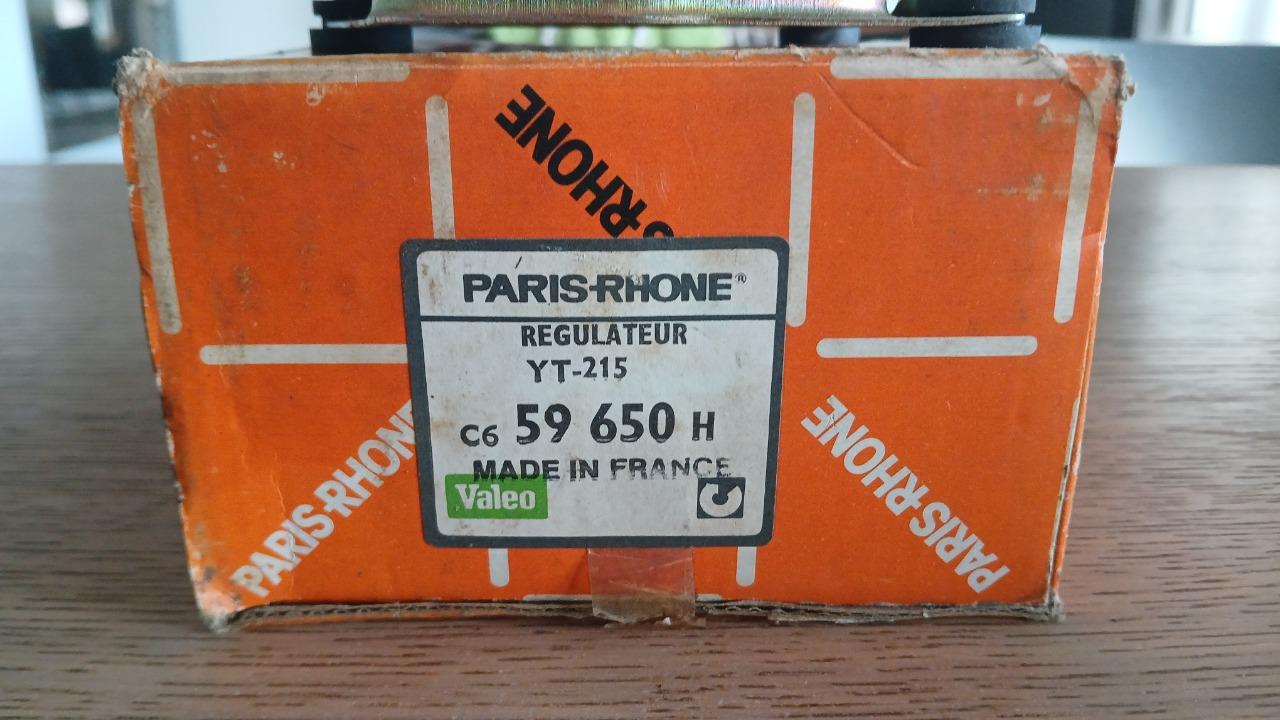 Régulateur PARIS-RHONE YT215 pour dynamo 12V LesAnciennes.com