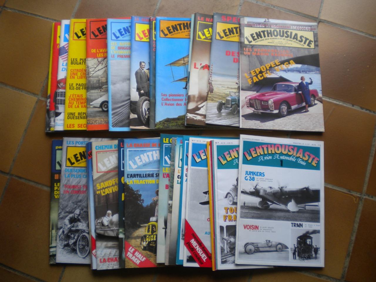 L'enthousiaste , avion , automobile , train LesAnciennes.com