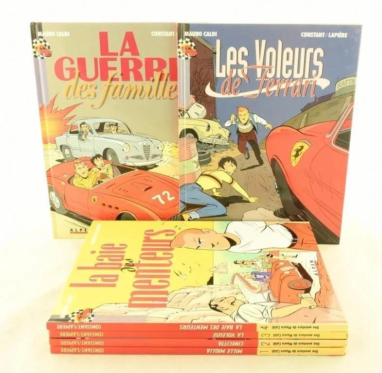 Ferrari années 1950 en BD 6 volumes LesAnciennes.com