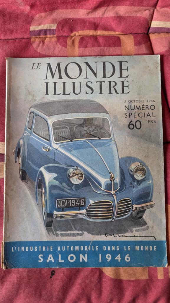 Le Monde Illustré Salon de l'Automobile 1946 LesAnciennes.com