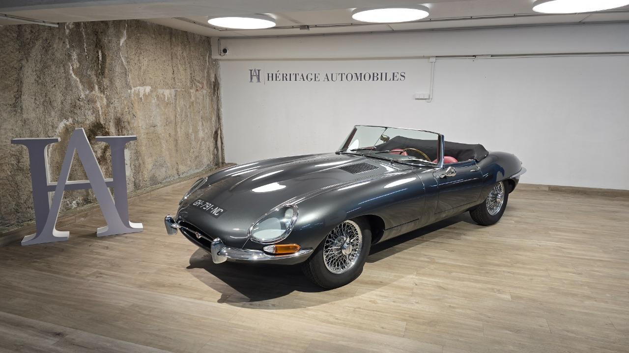 JAGUAR Type E Série 1 Cabriolet - 1963 LesAnciennes.com