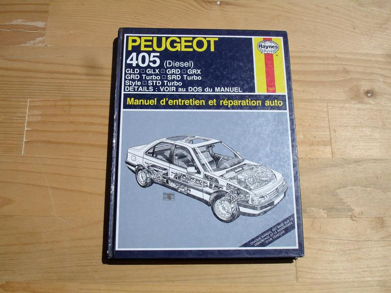Haynes revue technique RTA Peugeot 405 diesel LesAnciennes.com