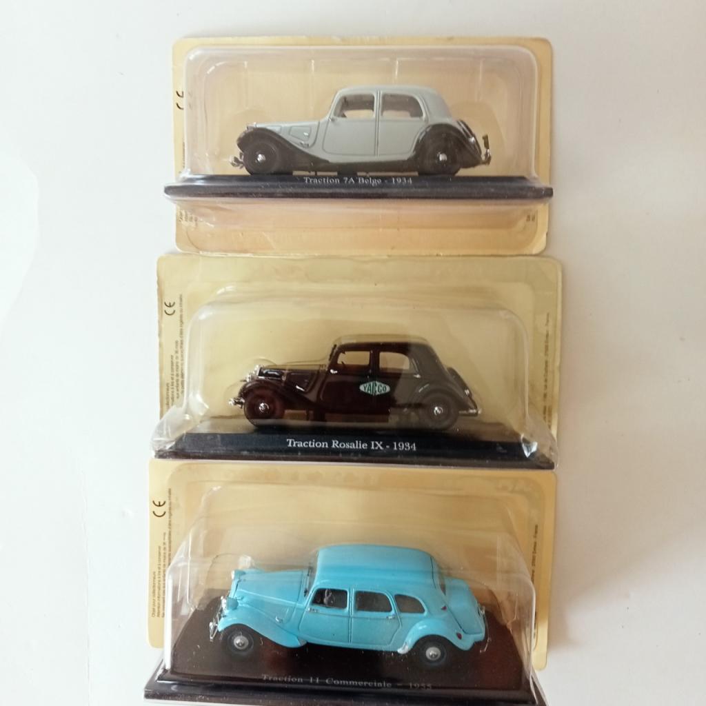 CITROEN TRACTION au 1/43 lot de 3 LesAnciennes.com