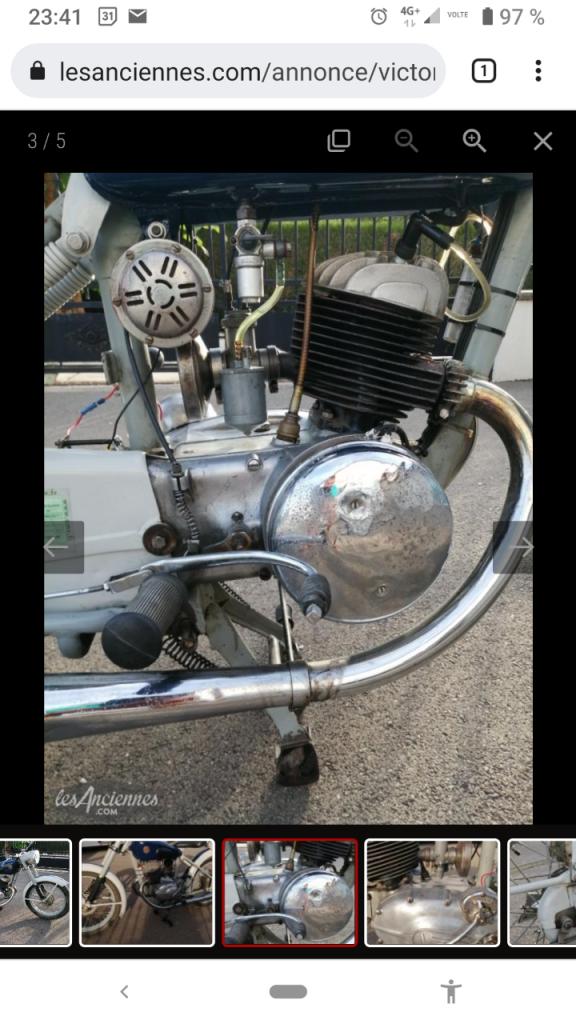 Rech. Carter allumage VICTORIA KR25 250cc 1952 LesAnciennes.com