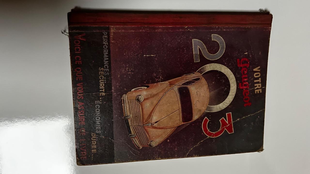 Peugeot 203 livret technique LesAnciennes.com