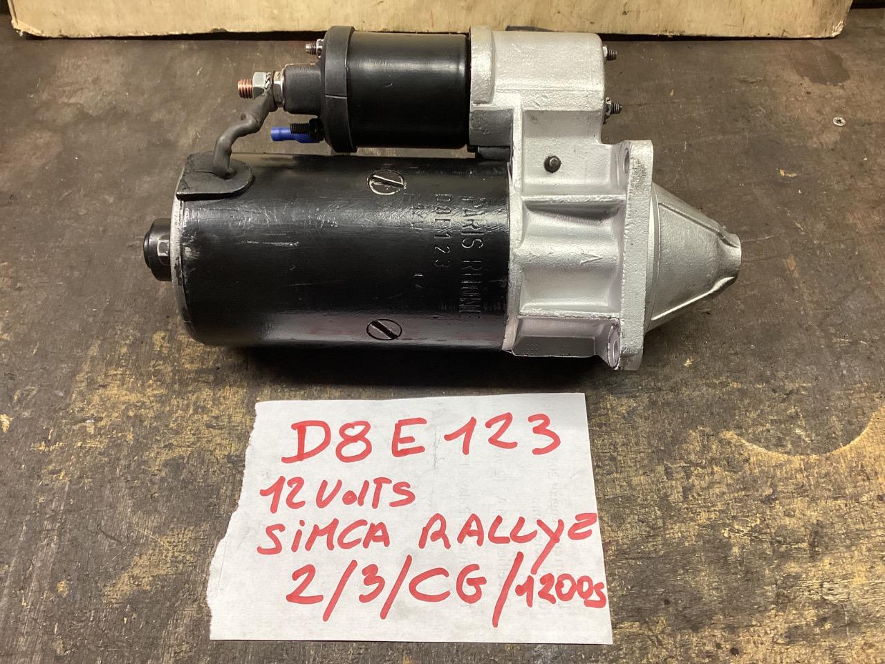 Démarreur SIMCA Rallye R2 . R3 . CG . 1200 LesAnciennes.com