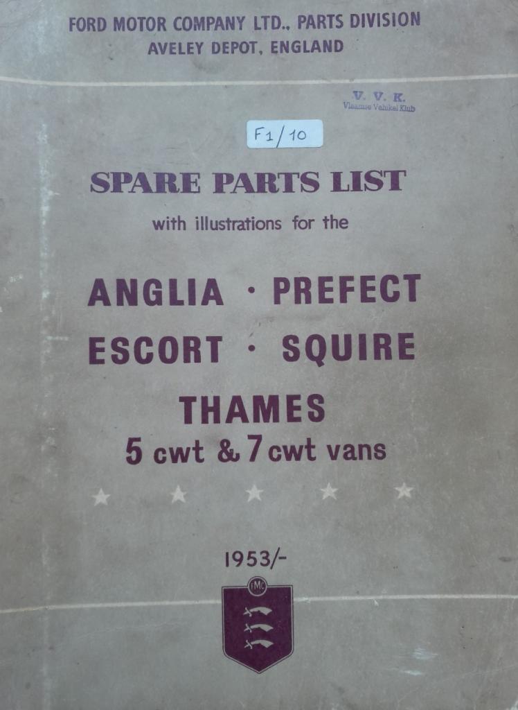 Ford catalogue de pièces 1953 LesAnciennes.com