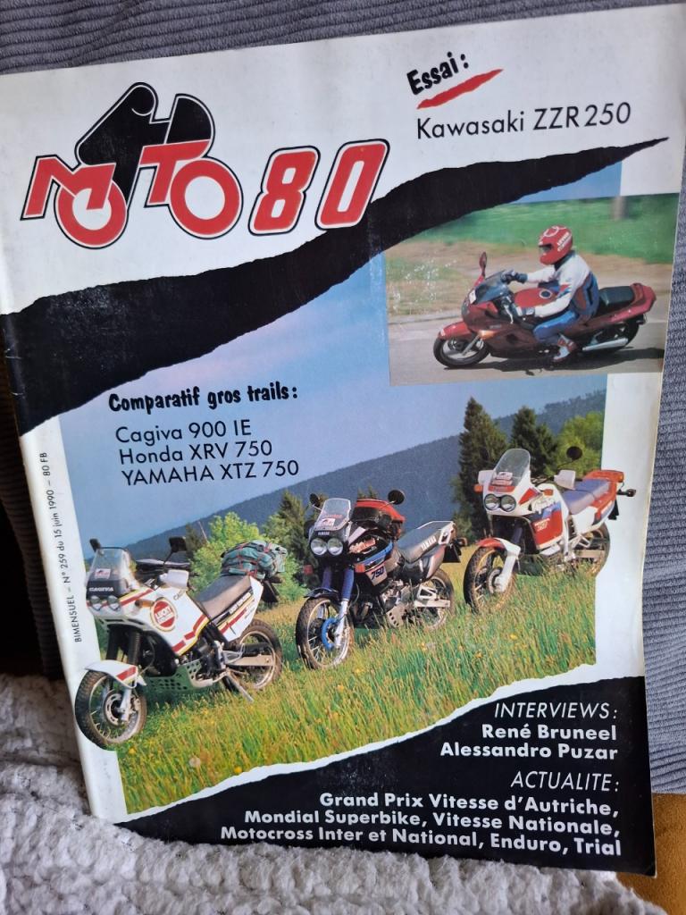 Revue moto 80 numero 259 juin 1990 LesAnciennes.com