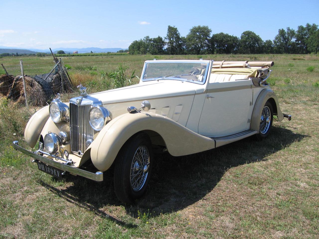 MG SA cabriolet Tickford - 1937 LesAnciennes.com