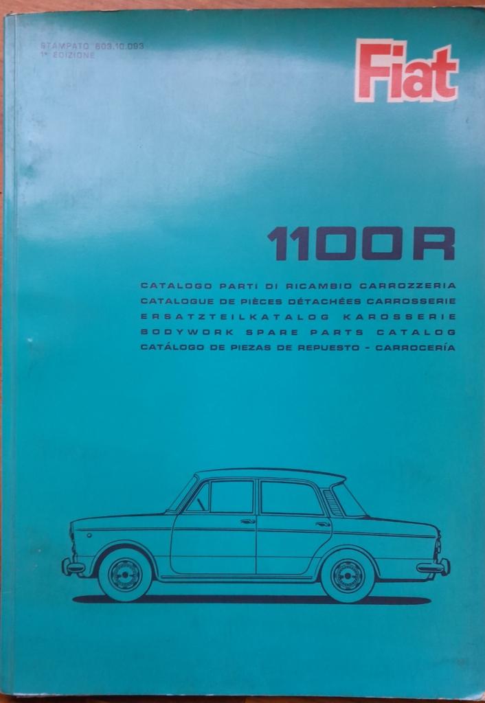 Fiat 1100R Catalogue de pièces détachées LesAnciennes.com
