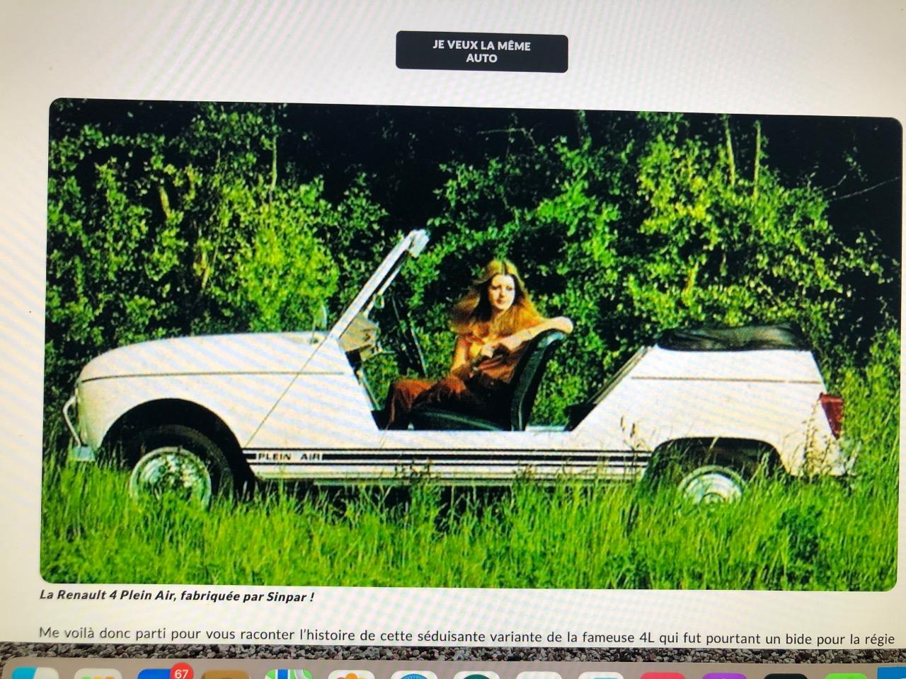 ACHÈTE KIT CARROSSERIE PLEIN AIR LesAnciennes.com