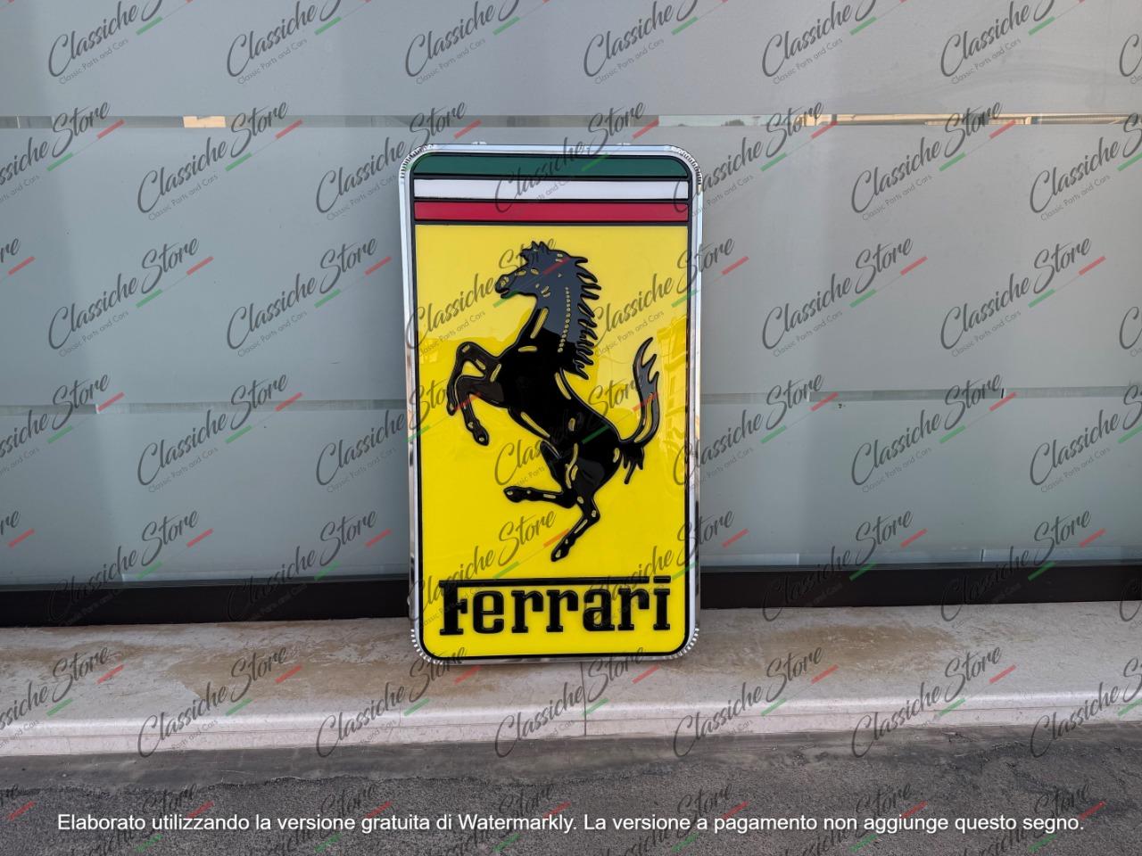 Enseigne lumineuse Ferrari LesAnciennes.com