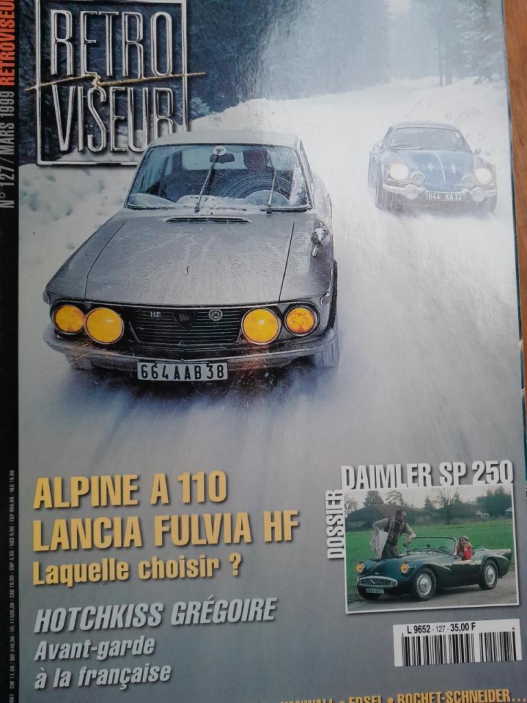 Daimler SP 250 dossier Rétro Viseur LesAnciennes.com