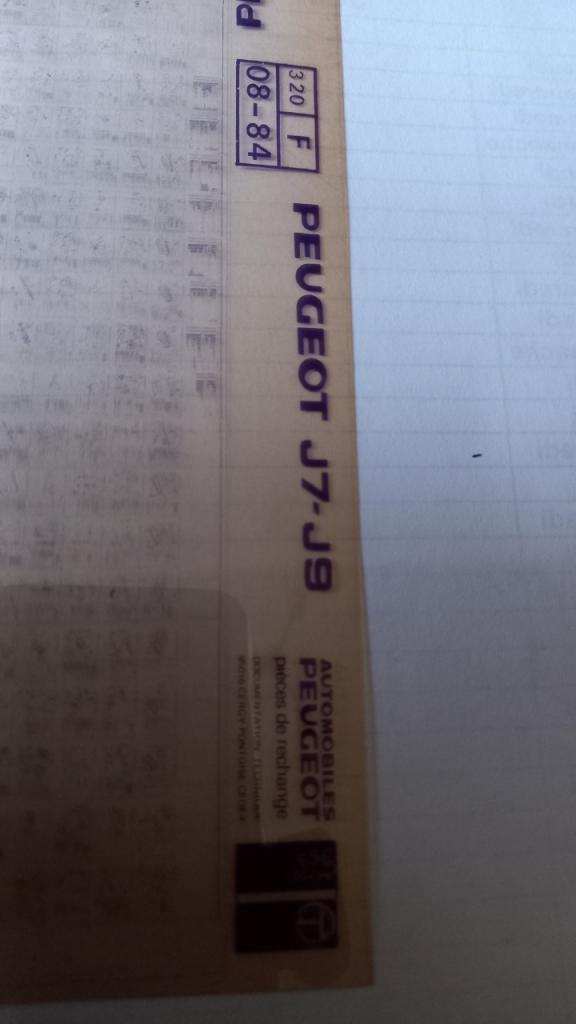 Microfiche Peugeot J7 - J9 LesAnciennes.com