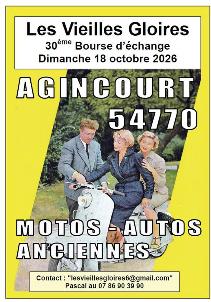 Bourse d'échange moto des Vieilles Gloires LesAnciennes.com