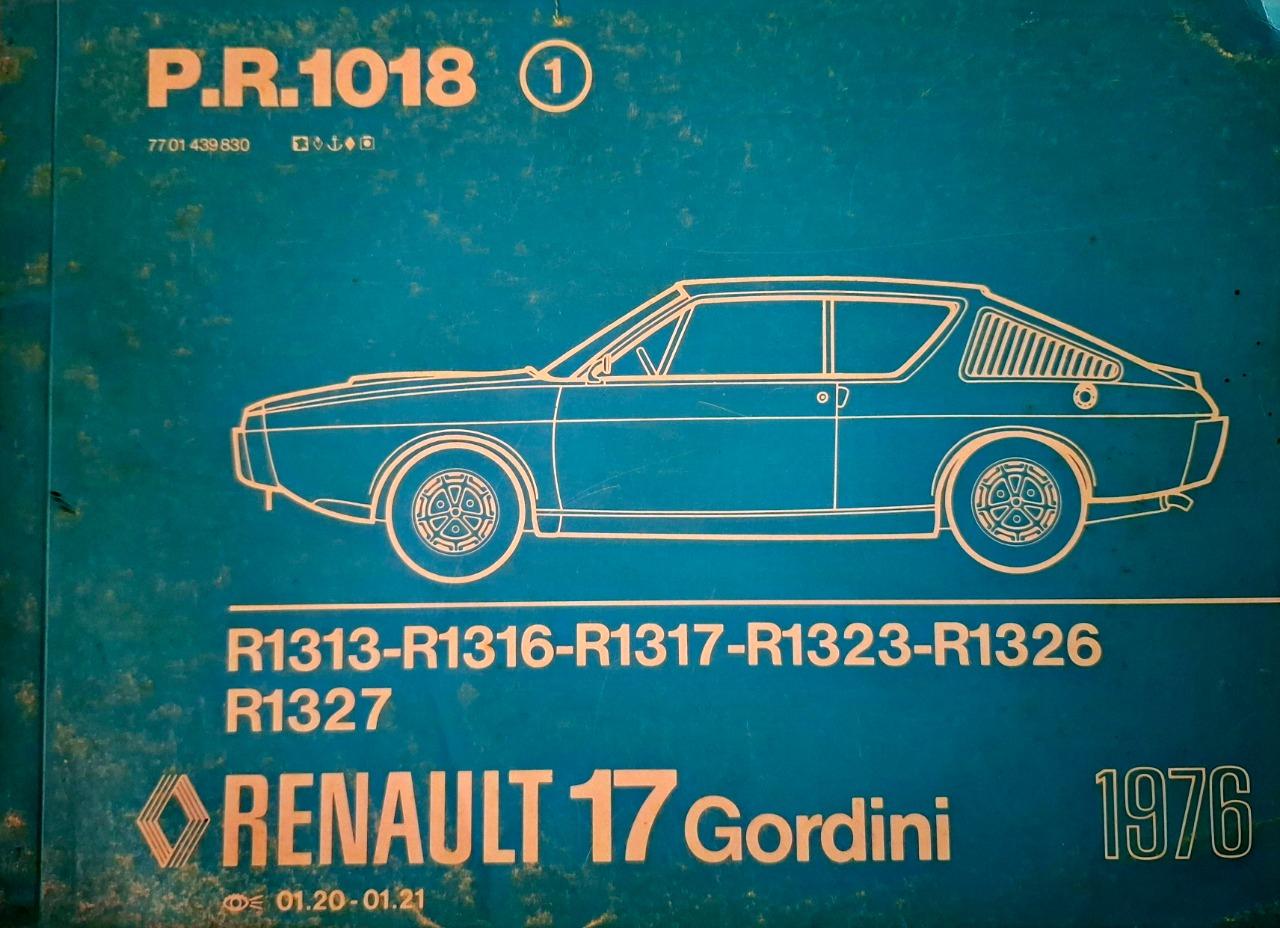 Manuel PR Renault 17 Gordini LesAnciennes.com