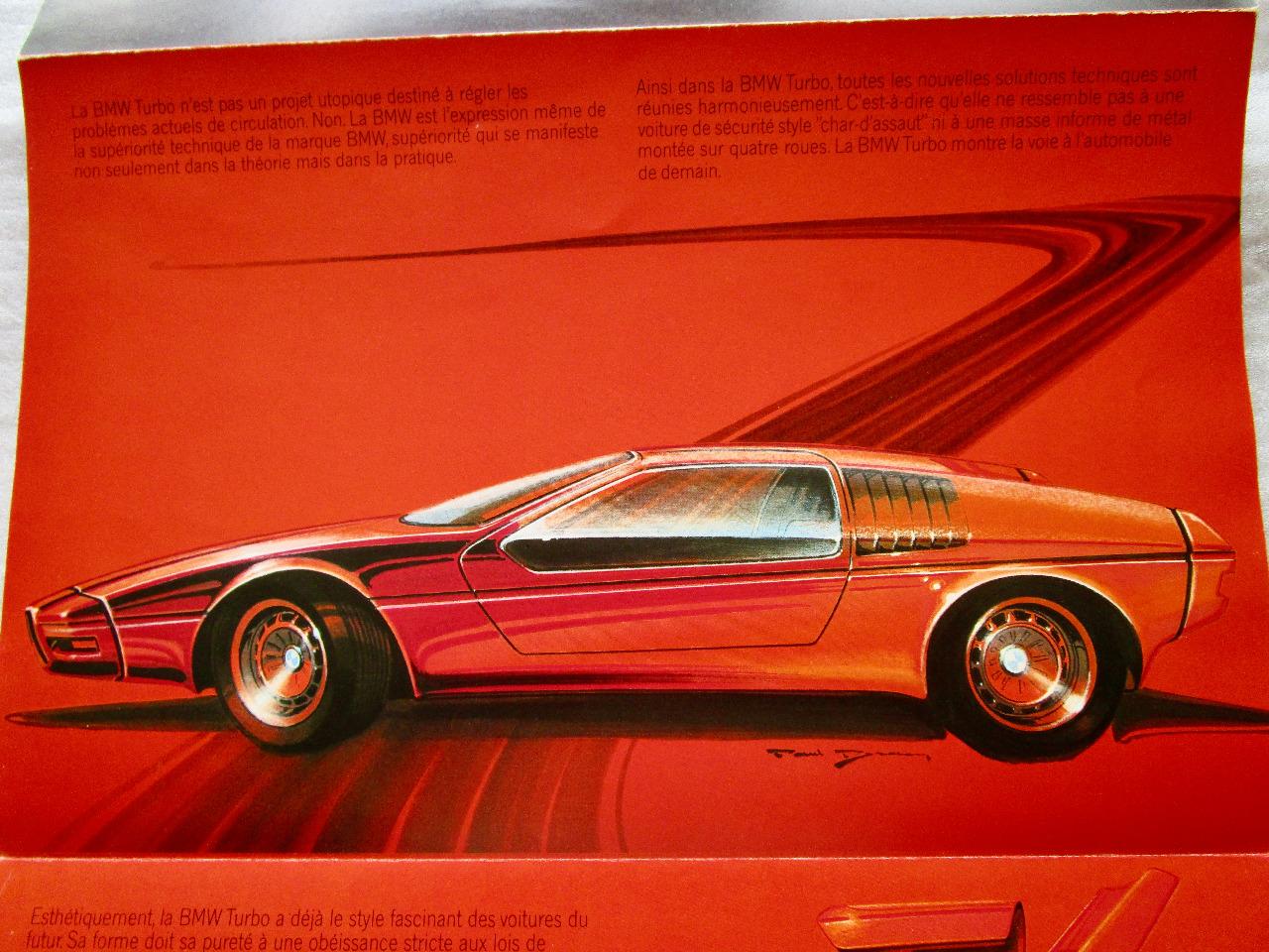 ANCIEN CATALOGUE D’ORIGINE DU CONCEPT CAR BMW LesAnciennes.com