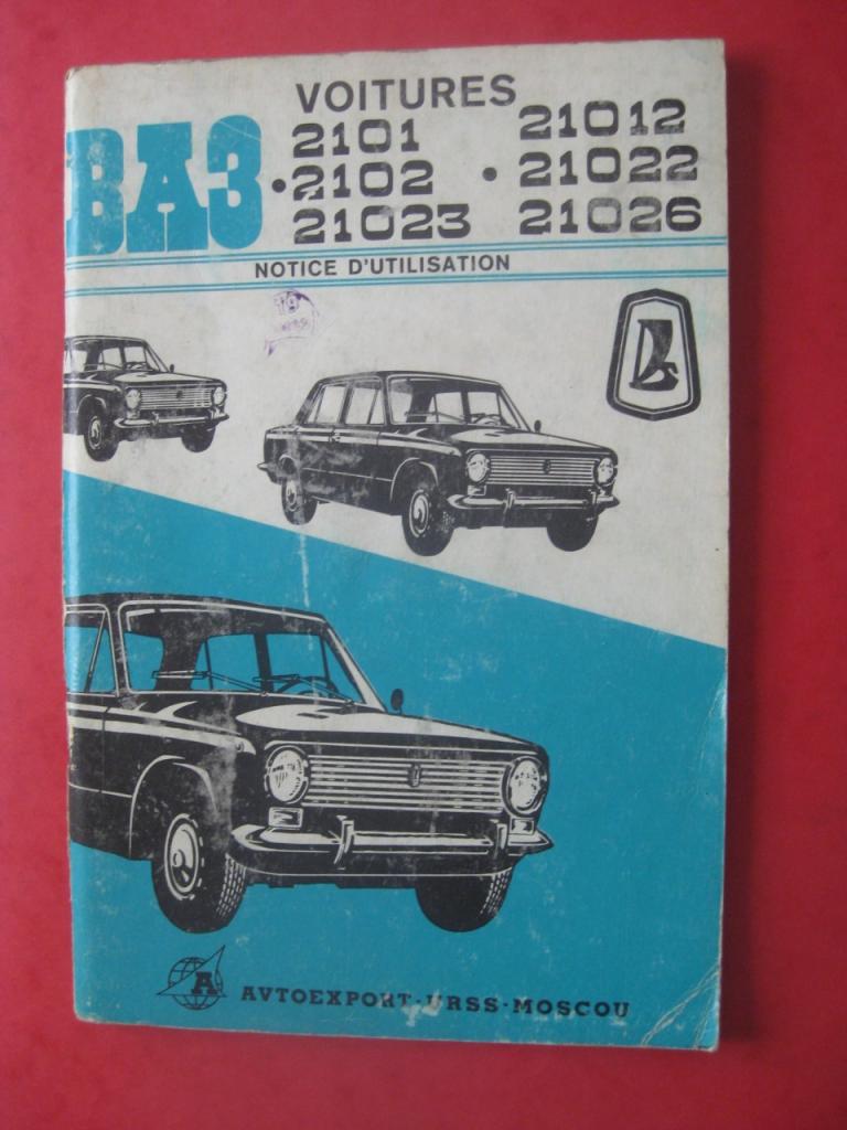 Lada BA3 2101, Livret d' entretien LesAnciennes.com
