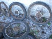image_4-Pièces LOT 38 ROUES scooter moto ancienne