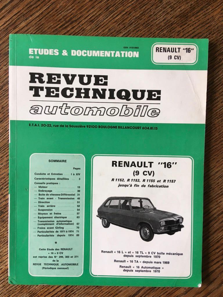 RTA Renault 16 (9 CV) LesAnciennes.com