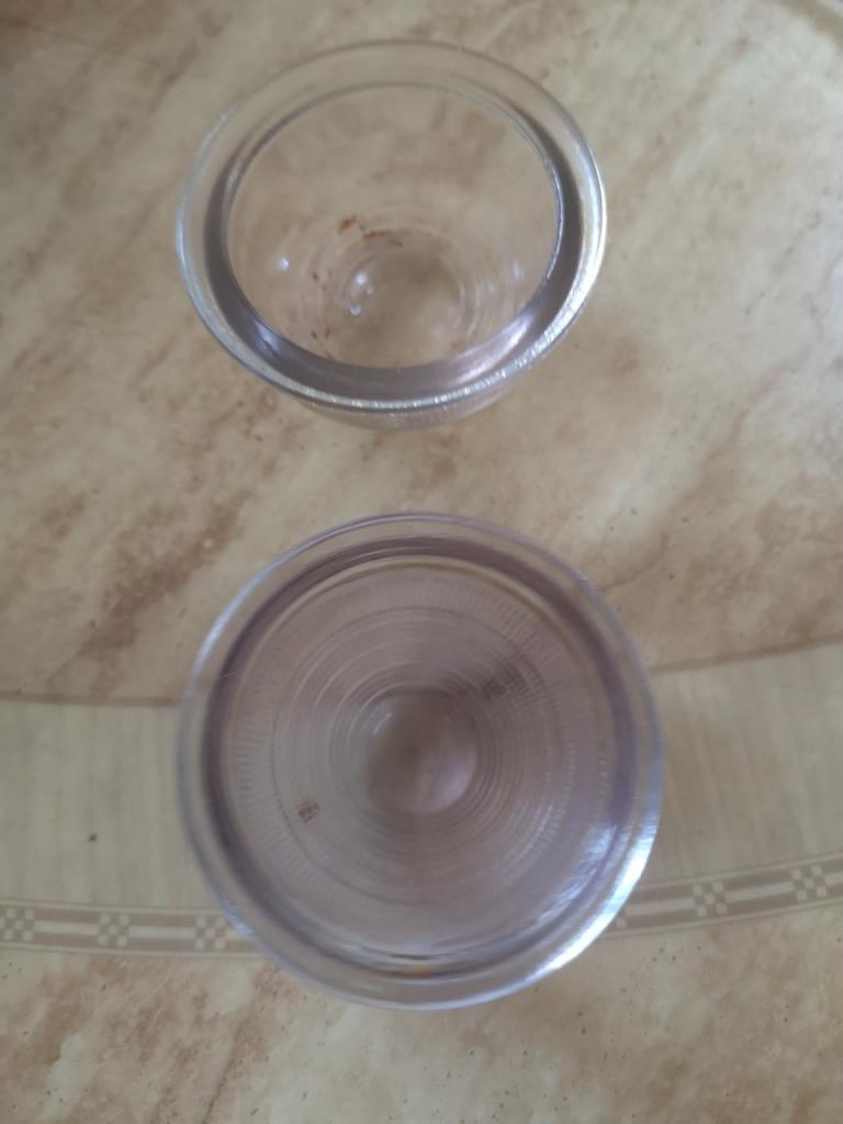 Deux Feux en verre scintex 6,1cm LesAnciennes.com