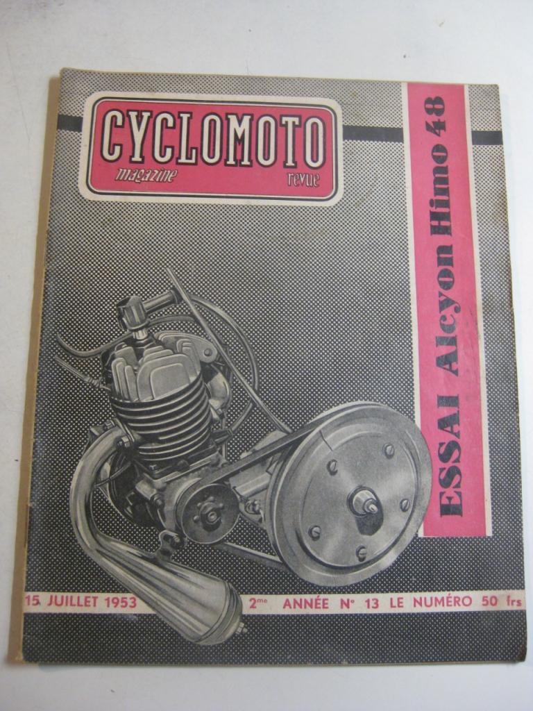 6 N° de la revue "Cyclomoto' années 53/55 LesAnciennes.com