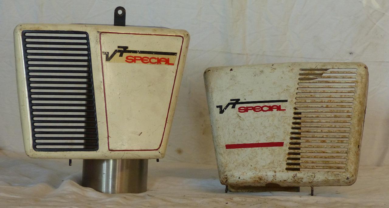 Caches latéraux MOTO GUZZI V7 Spé/850GT LesAnciennes.com