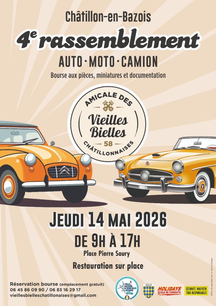 4ème Rassemblement auto moto camion , Bourse aux pièces , documentation et miniatures LesAnciennes.com
