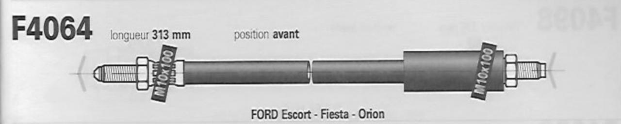 Flexible FORD Escort, Fiesta, Orion LesAnciennes.com