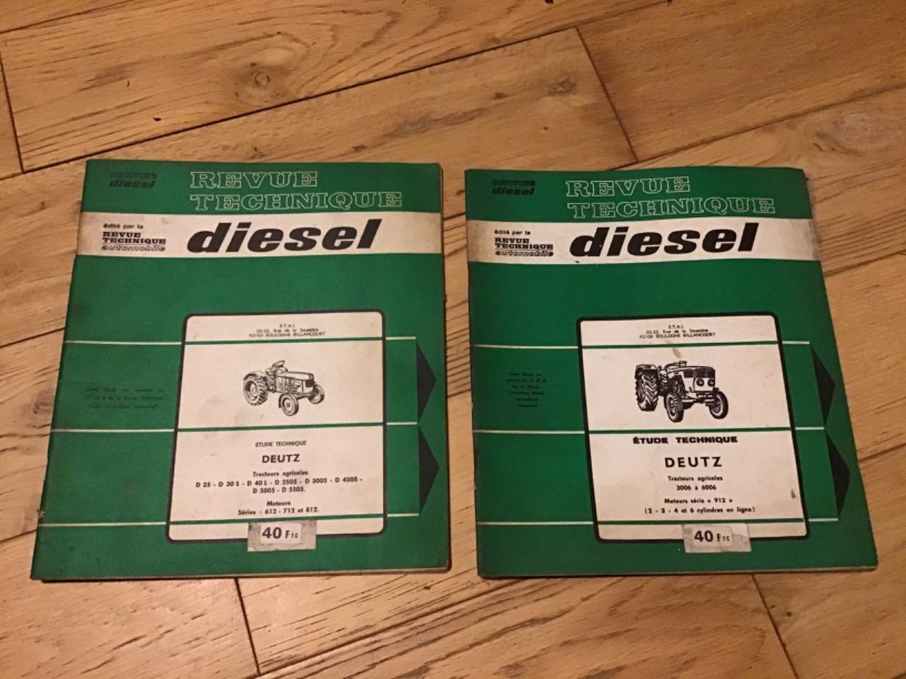 REVUE TECHNIQUE TRACTEUR DEUTZ LesAnciennes.com