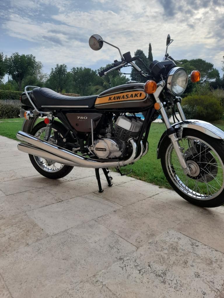 KAWASAKI 750 H2 h2B - 1974 LesAnciennes.com