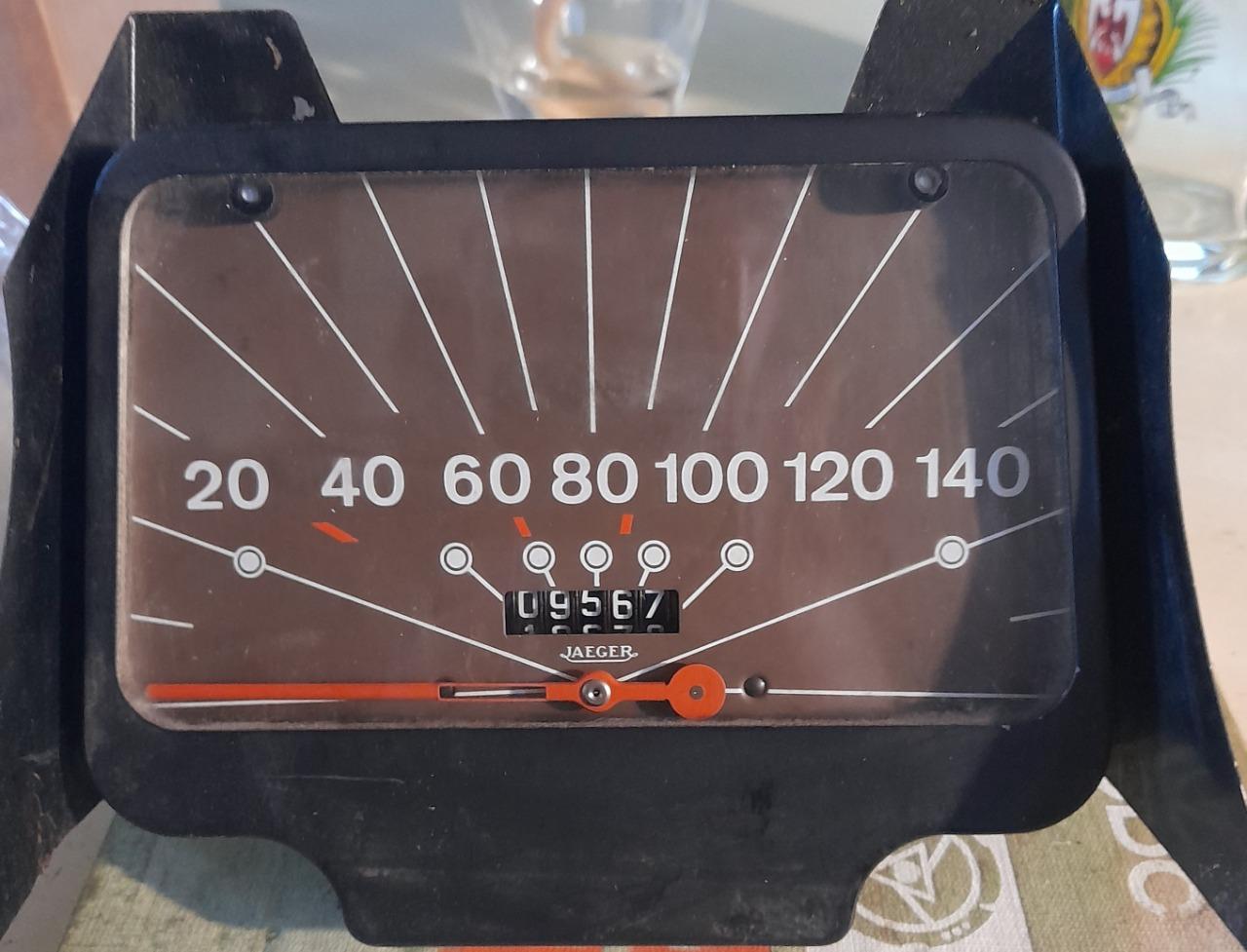 Compteur Complet Citroën Dyane Tbeg Avec Son Câble – Pièce Vintage D’origine Française