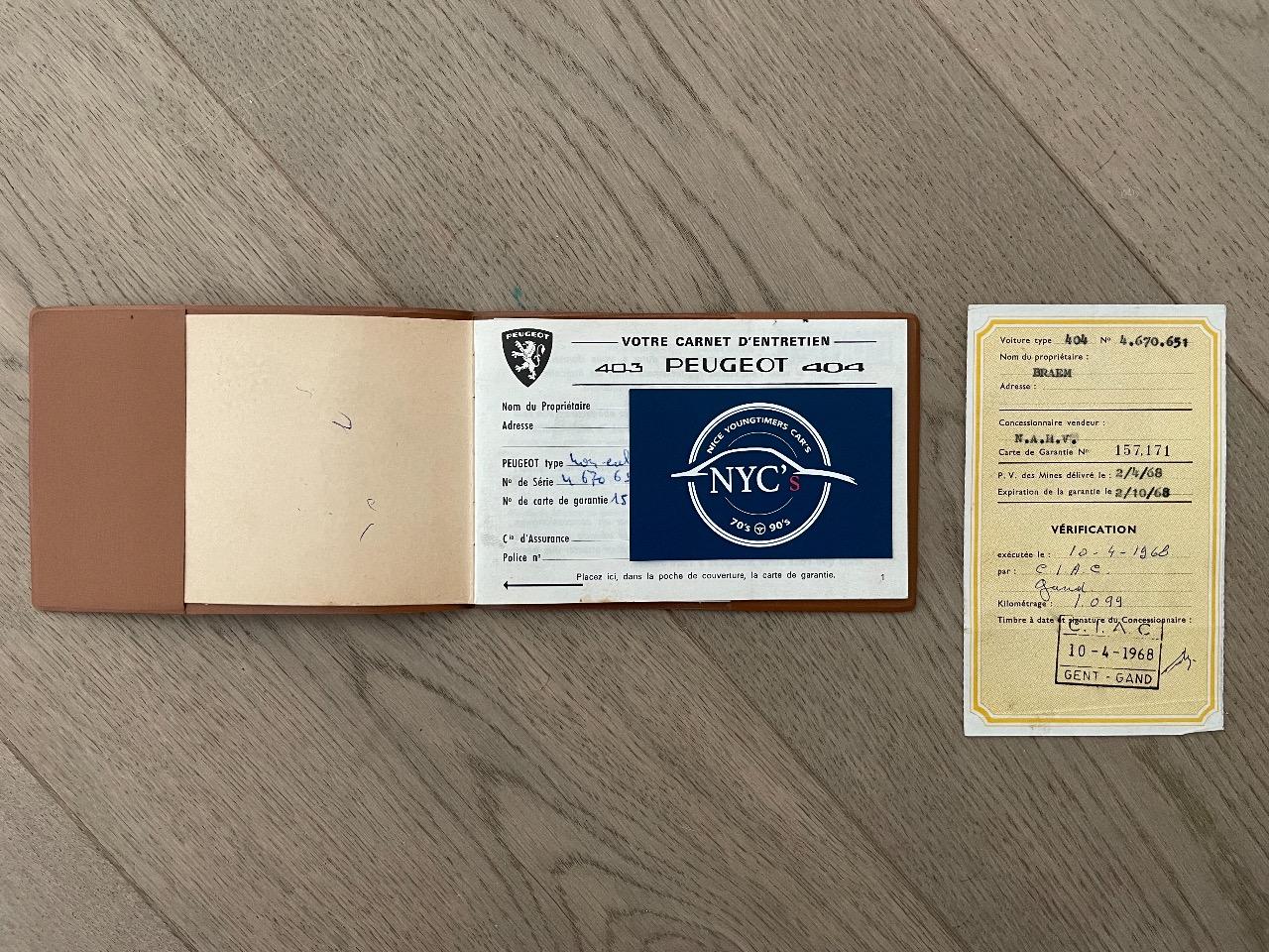 PEUGEOT 404 Cabrio-Faire Offre - 1968 LesAnciennes.com