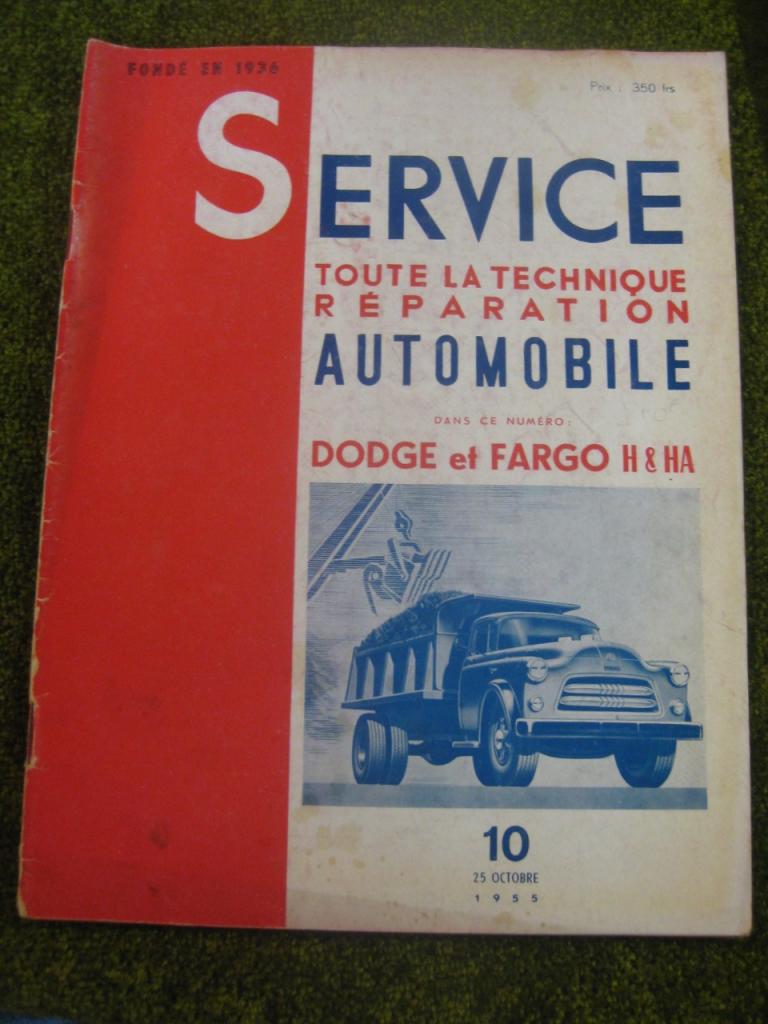 Dodge-Fargo H & HA, Service N°10 de 1955 LesAnciennes.com