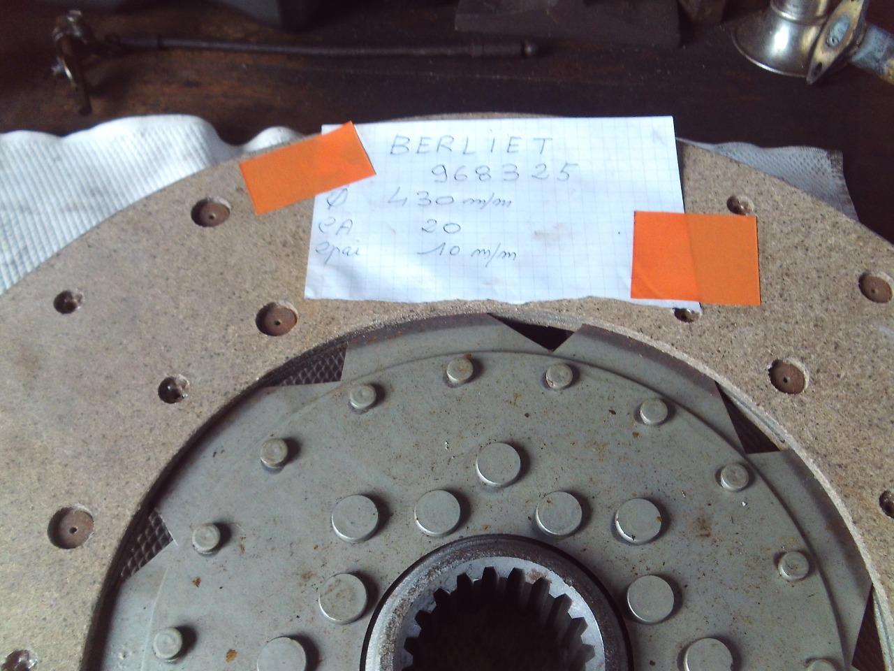 Disque embrayage BERLIET divers LesAnciennes.com